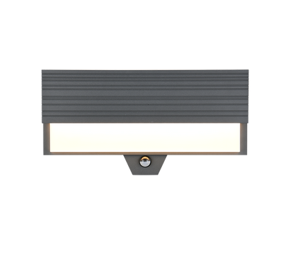 Mariza LED wall lamp anthracite motion sensor — 247069142