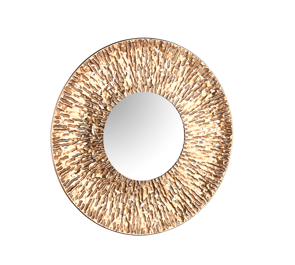 Runa mirror Ø80 round gold