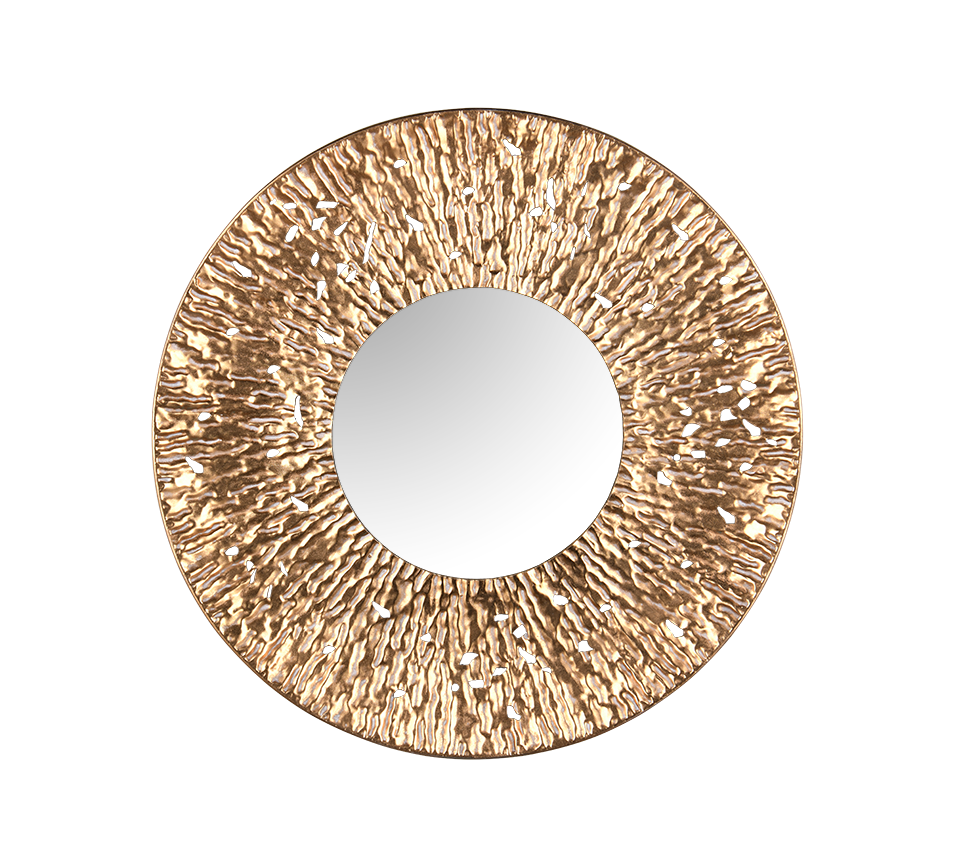 Runa mirror Ø80 round gold