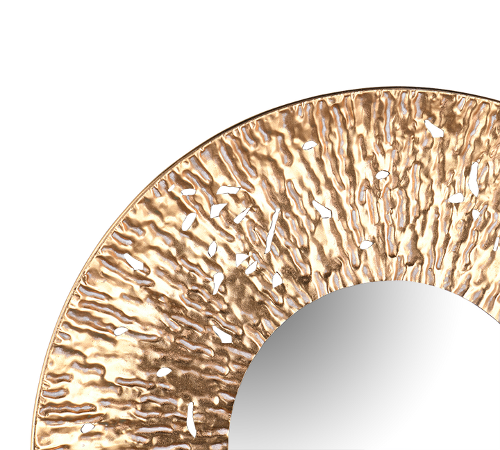 Runa mirror Ø80 round gold
