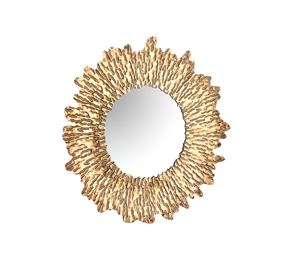 Runa mirror 80 cm gold
