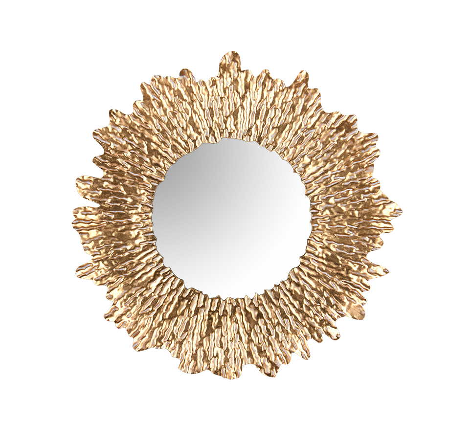 Runa mirror 80 cm gold