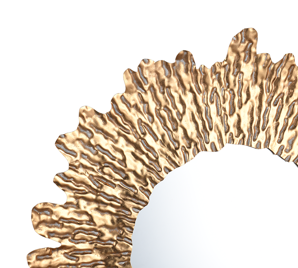 Runa mirror 80 cm gold