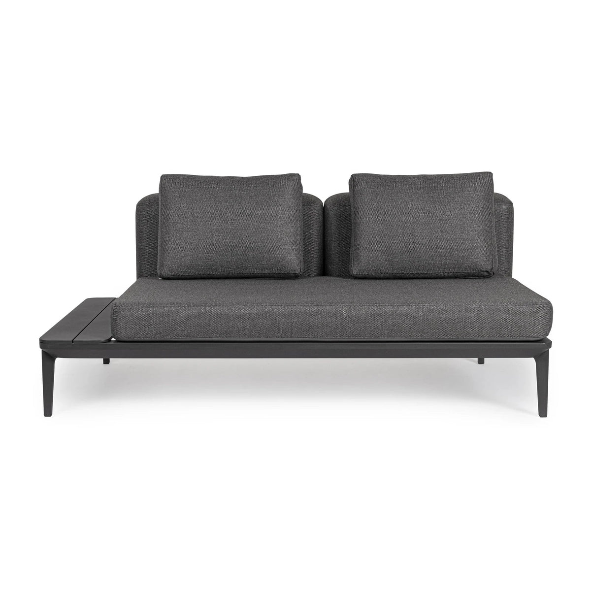 Bizzotto Matrix Charcoal Sofa 2 seats — Bizzotto