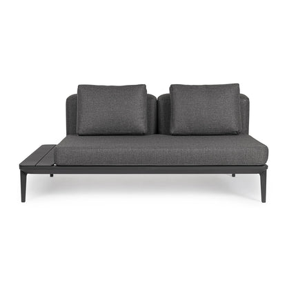 Bizzotto Matrix Charcoal Sofa 2 seats — Bizzotto