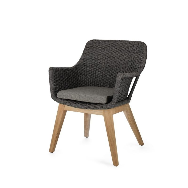 Bizzotto Allison Charcoal Chair — Bizzotto