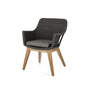 Bizzotto Allison Charcoal Chair — Bizzotto