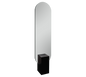 Mathilda mirror 45 x 180 cm black with stand