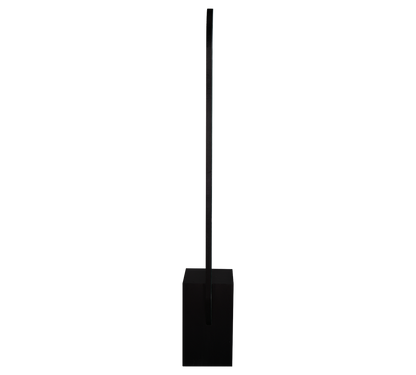 Mathilda mirror 45 x 180 cm black with stand