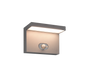 Blyde hybrid solar LED wall lamp anthracite rechargeable motion sensor — 253569142