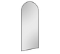 Julia mirror 70 x 170 cm with curved top black