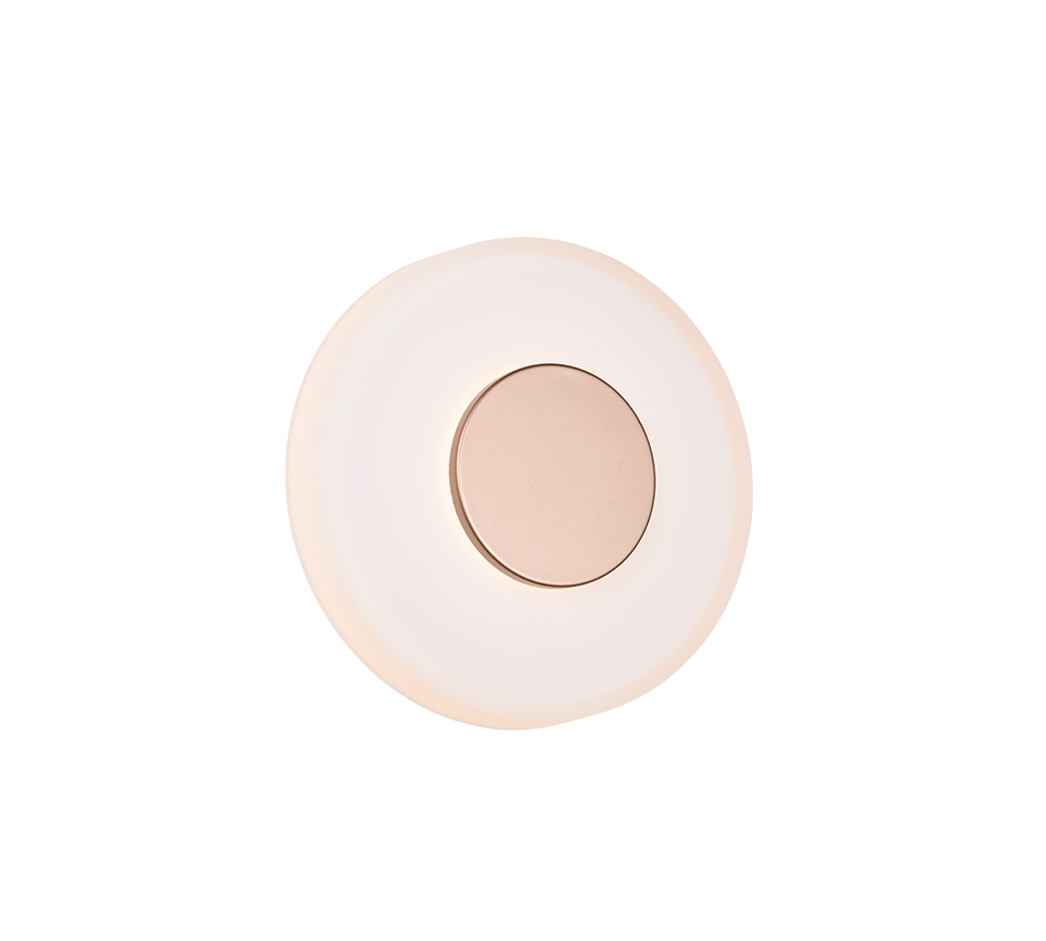Celeste LED wall lamp matt black/white/coffee brown — 254910165