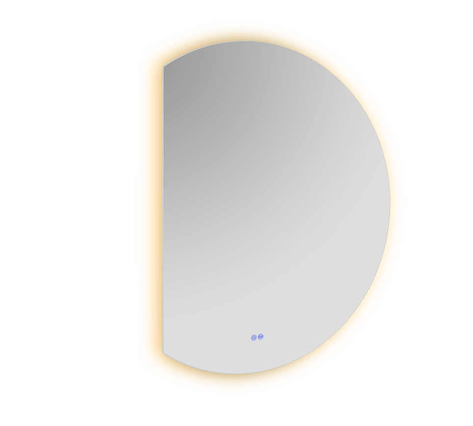 Luisa mirror with LED-light 80 x 100 cm mirror glass