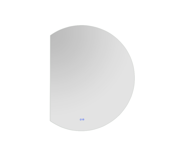 Luisa mirror with LED-light 80 x 100 cm mirror glass
