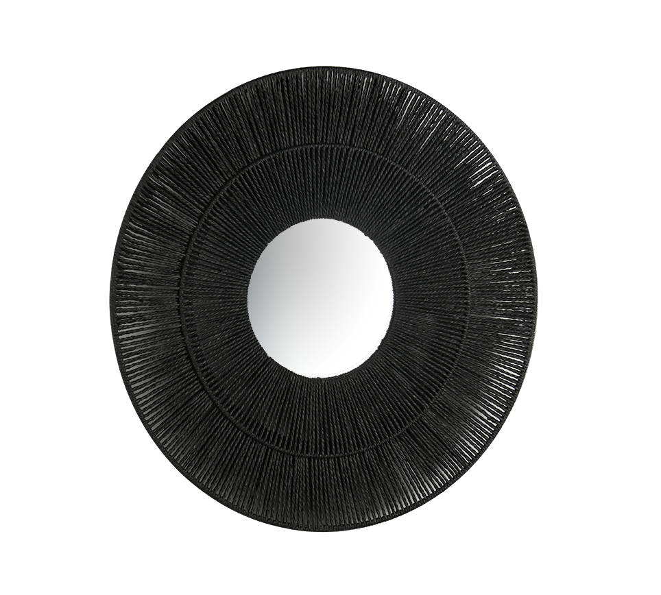 Marlene mirror Ø80 black