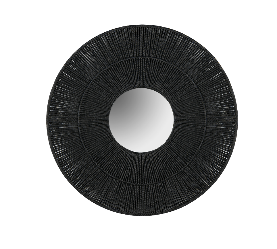 Marlene mirror Ø80 black