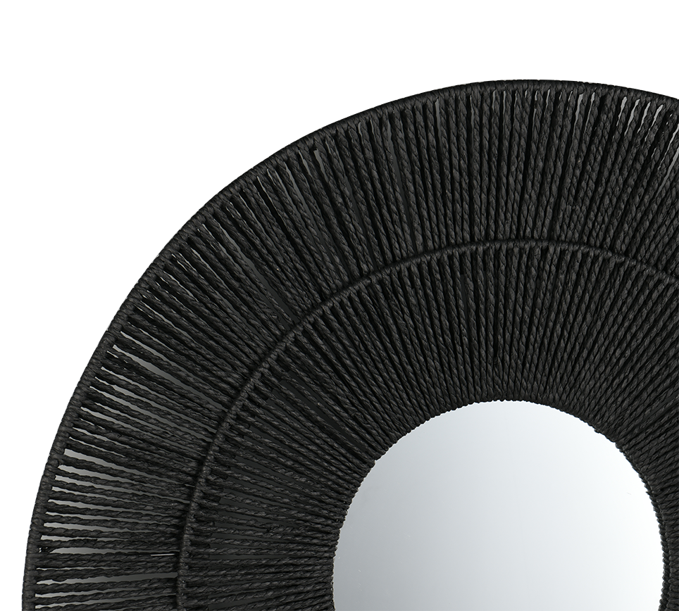 Marlene mirror Ø80 black