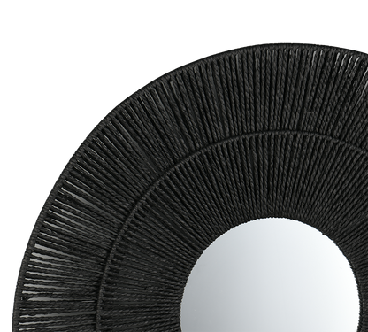 Marlene mirror Ø80 black