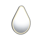 Frederike mirror with LED-light 60 x 80 cm black IP44