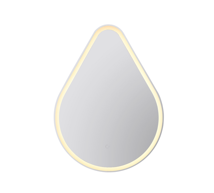 Frederike mirror with LED-light 60 x 80 cm black IP44
