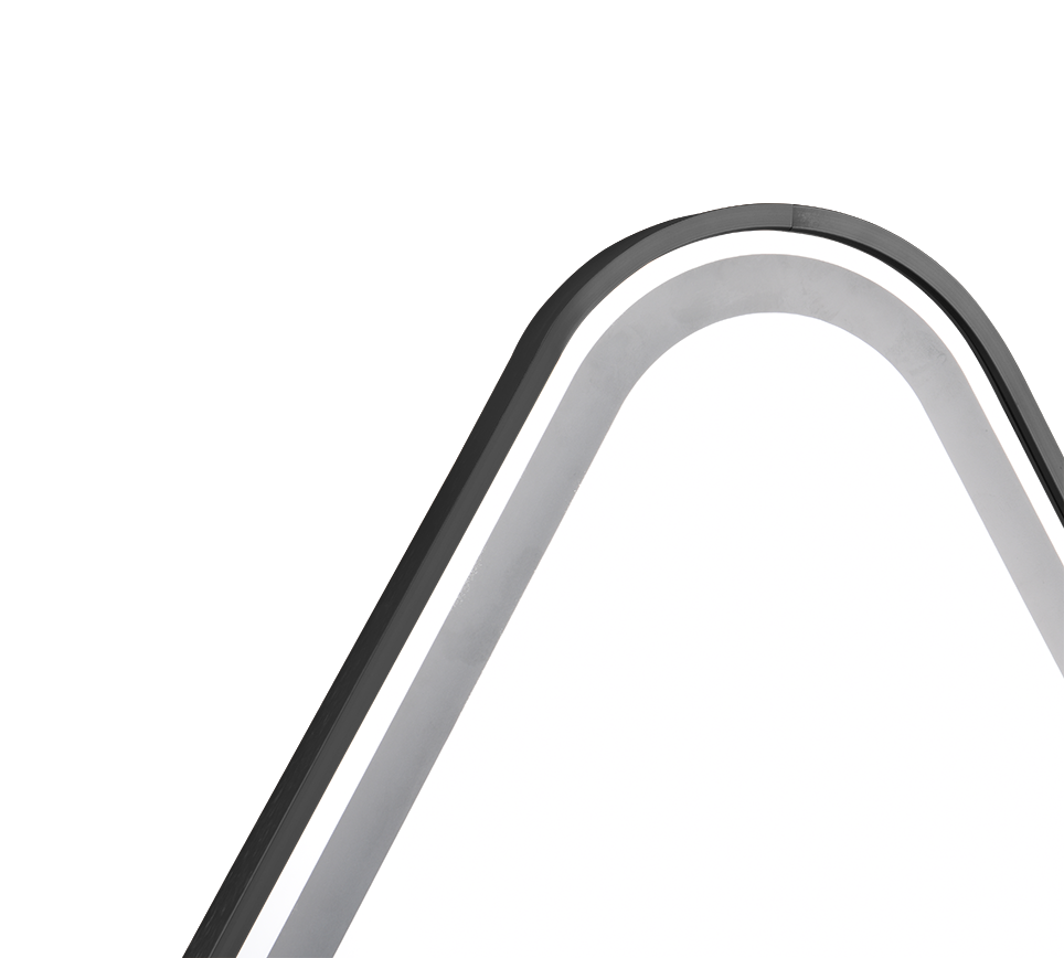 Frederike mirror with LED-light 60 x 80 cm black IP44
