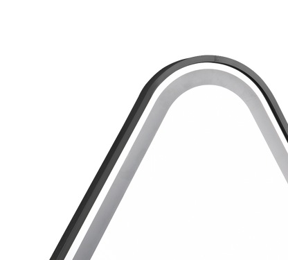 Frederike mirror with LED-light 60 x 80 cm black IP44