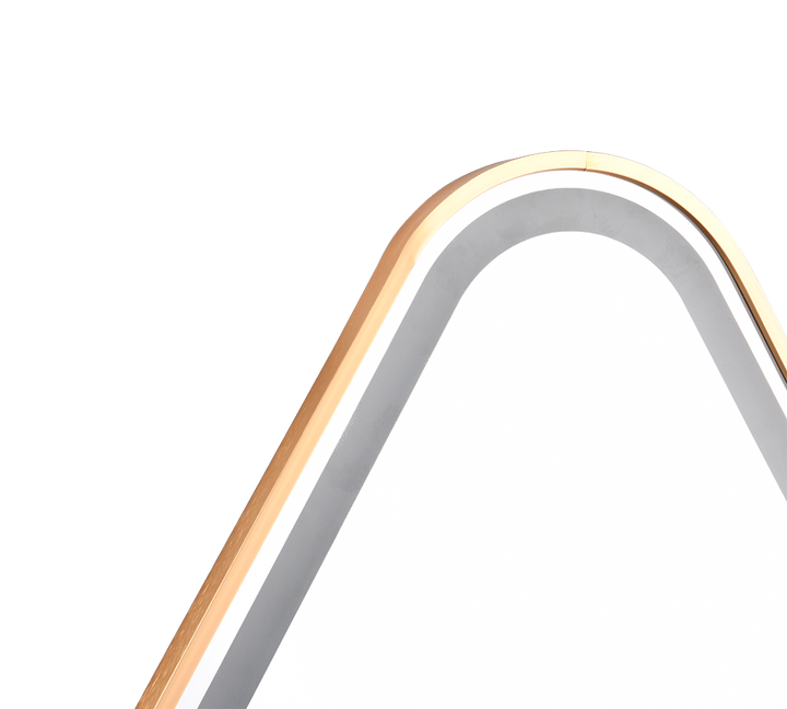 Frederike mirror with LED-light 60 x 80 cm gold IP44