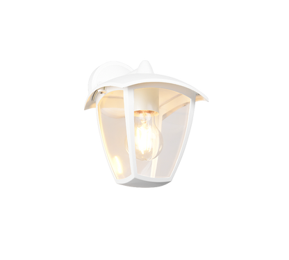 Venta wall lamp E27 matt white lantern downwards — 263260131