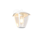 Venta wall lamp E27 matt white lantern downwards — 263260131