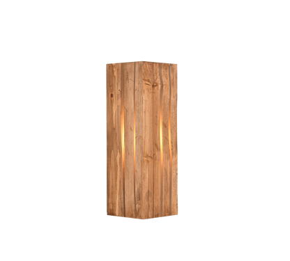 Karuni wall lamp E14 matt black/wood — 263300130