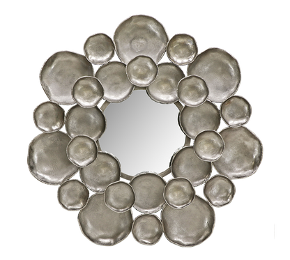 Tamani mirror Ø91 cm silver