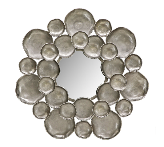 Tamani mirror Ø91 cm silver