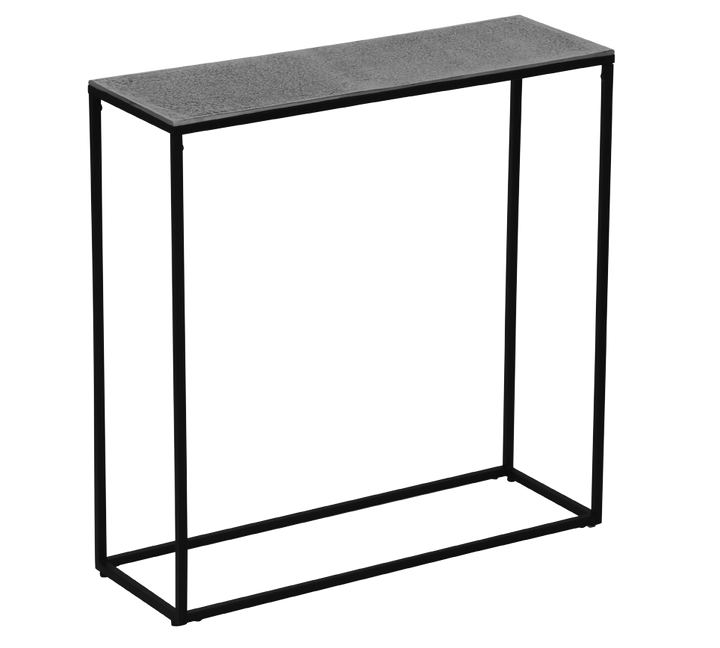 Anisha side table gold 80 x 80 cm silver