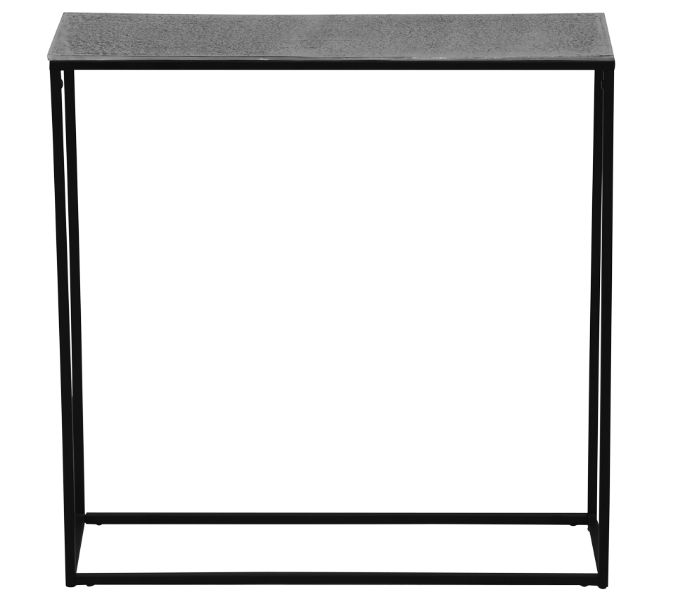 Anisha side table gold 80 x 80 cm silver