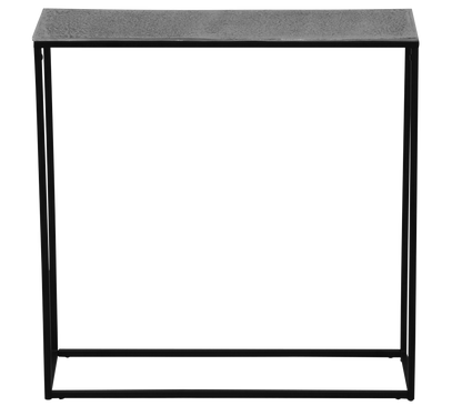 Anisha side table gold 80 x 80 cm silver