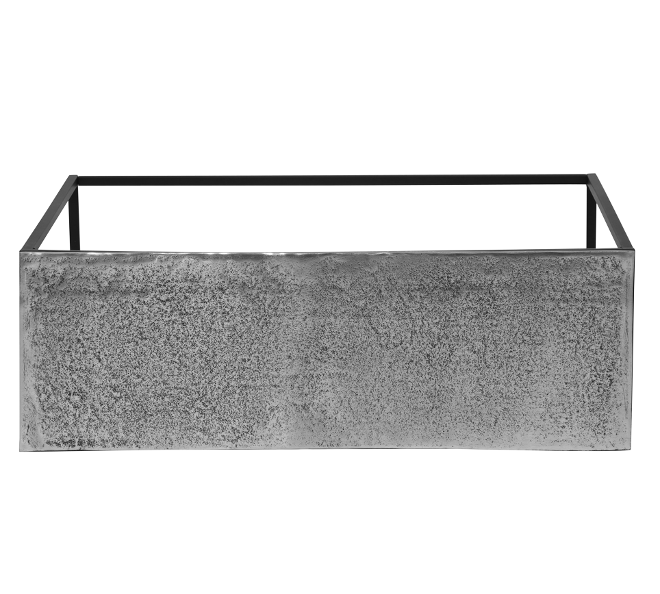 Anisha side table gold 80 x 80 cm silver