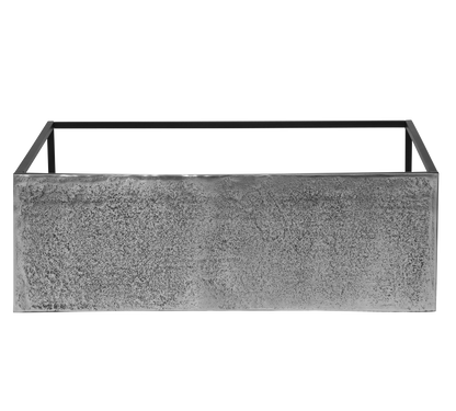 Anisha side table gold 80 x 80 cm silver