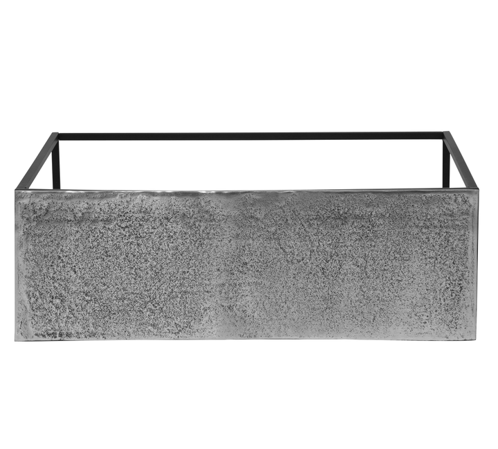 Anisha side table gold 80 x 80 cm silver