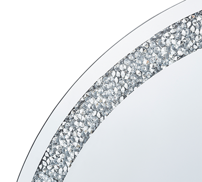 Tessa mirror Ø80 cm silver