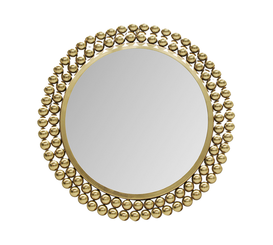Amila mirror Ø46 cm gold