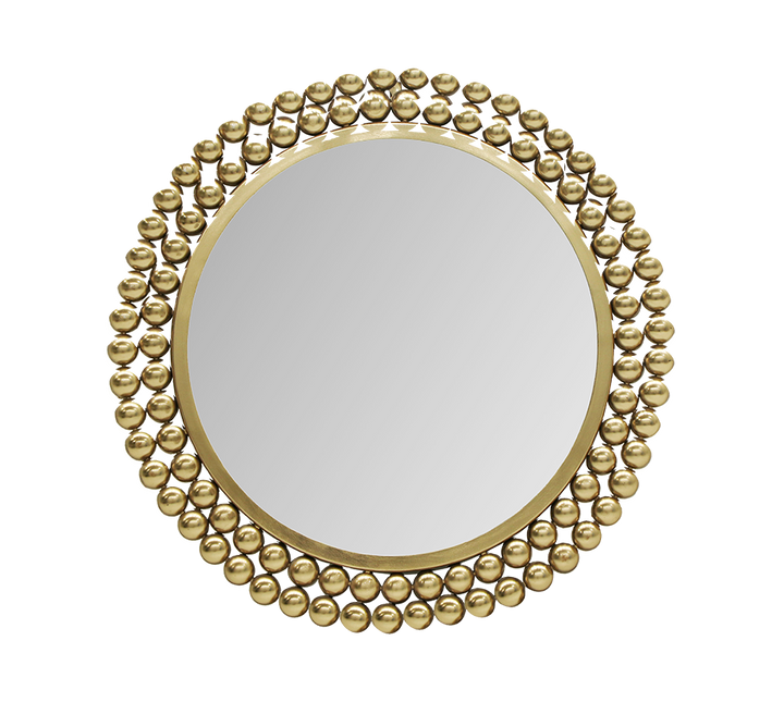 Amila mirror Ø46 cm gold