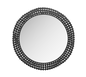 Amila mirror Ø76 cm black