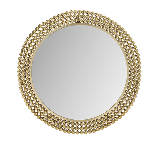Amila mirror Ø76 cm gold