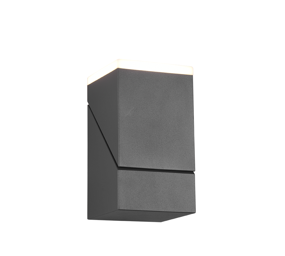 Avon LED 1-pc wall lamp anthracite — 270660142