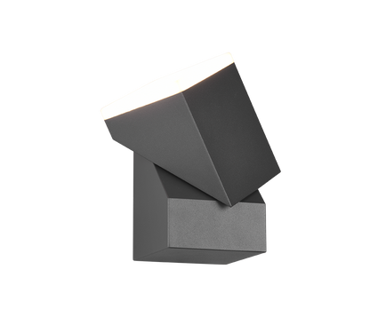 Avon LED 1-pc wall lamp anthracite — 270660142