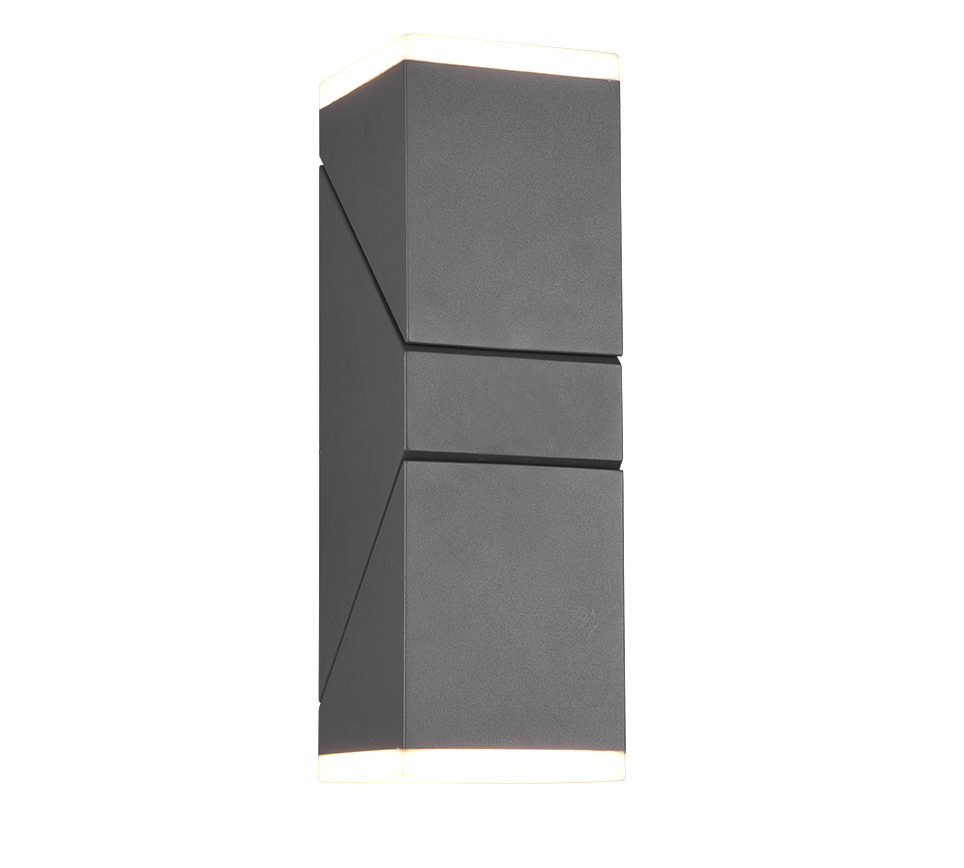 Avon LED 2-pc wall lamp anthracite — 270660242