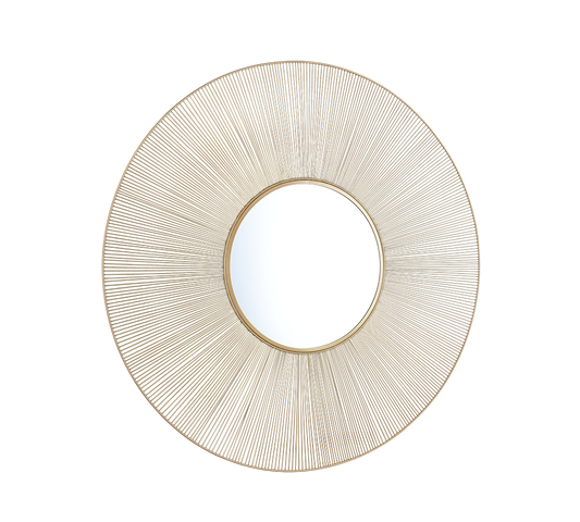 Manika mirror Ø100 gold
