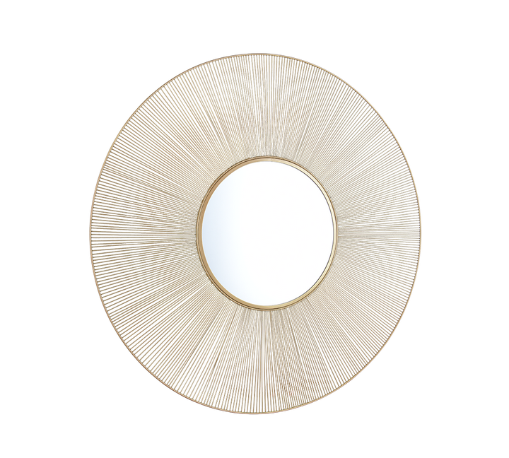 Manika mirror Ø100 gold