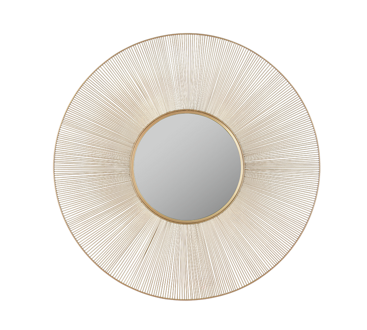 Manika mirror Ø100 gold