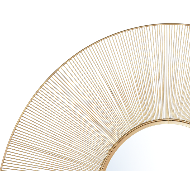 Manika mirror Ø100 gold